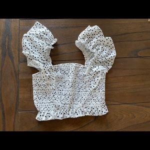 Two piece crop top & matching skirt